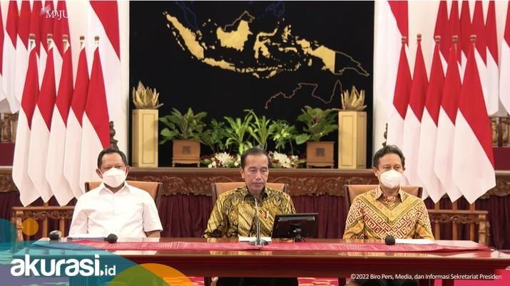 Jokowi Resmi Umumkan Pencabutan PPKM, Ingatkan Tetap Pakai Masker