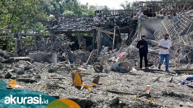 Ngeri! Ledakan Petasan di Blitar Hancurkan 25 Rumah, Tubuh Korban Sampai Berceceran