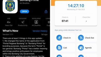 Aplikasi Presensi Bontang Prima Makin Canggih
