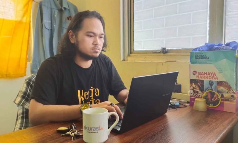 Pemimpin Redaksi Akurasi.id, Rachman Wahid. (Joko/Akurasi.id)