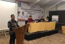 Sambutan Kepala BKPSDM Sudi Priyanto di pelatihan Building and Leadership. (ist)