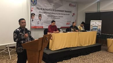 Sambutan Kepala BKPSDM Sudi Priyanto di pelatihan Building and Leadership. (ist)