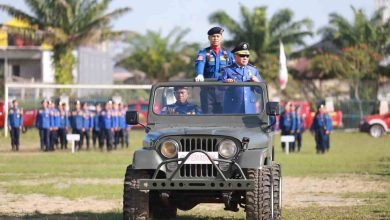 Gubernur Kalimantan Timur, Isran Noor saat bertandang ke Bontang, Kamis (9/3/2023). (Sastro/Prokompim Bontang)