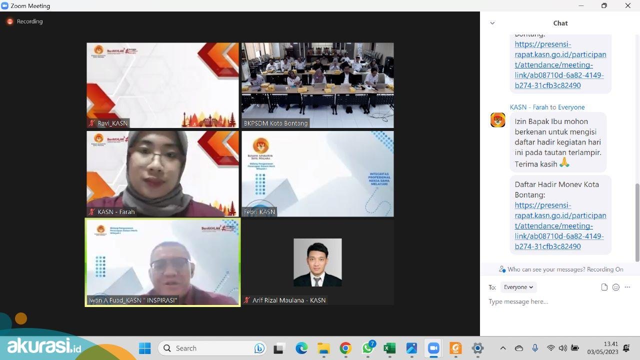 KASN Monitoring, Tingkatkan Kualitas Capaian Sistem Merit.