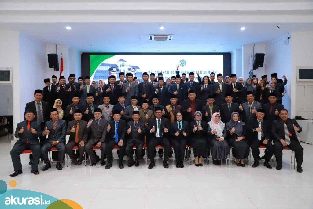 Lantik 86 Pejabat Struktural Ini Pesan Wali Kota Bontang. (Sastro/ProkompimBontang)