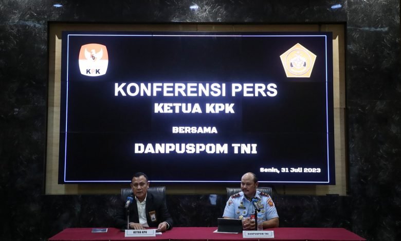 Puspom TNI Tetapkan Dua Perwira TNI Jadi Tersangka Kasus Dugaan Korupsi Basarnas