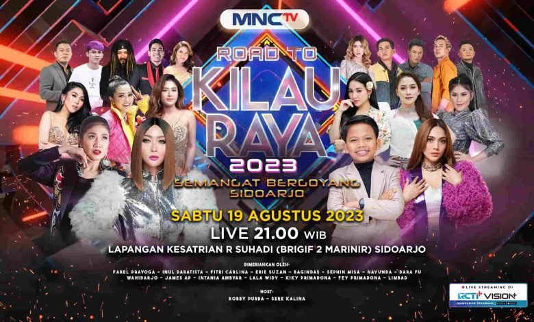 Road to Kilau Raya Sidoarjo, Siap Hibur Warga dari Pagi