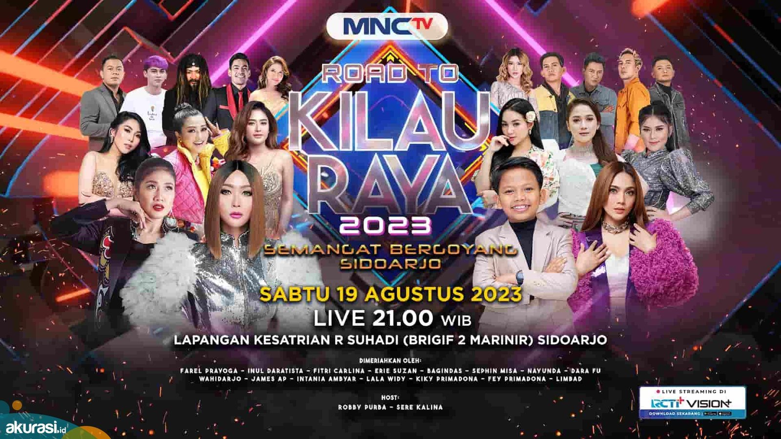 Road to Kilau Raya Sidoarjo, Siap Hibur Warga dari Pagi