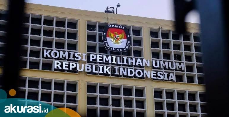 Gedung KPU. Rekapitulasi KPU, Prabowo-Gibran Kalah di Sumbar dan Aceh. (istimewa)