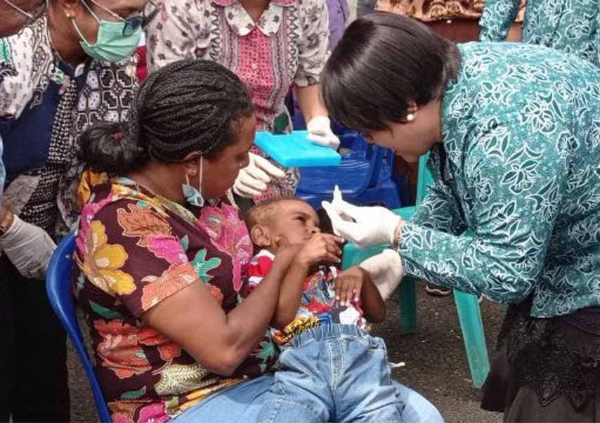 Upaya Cegah Polio, Manokwari Targetkan Vaksinasi Massal Anak-Anak