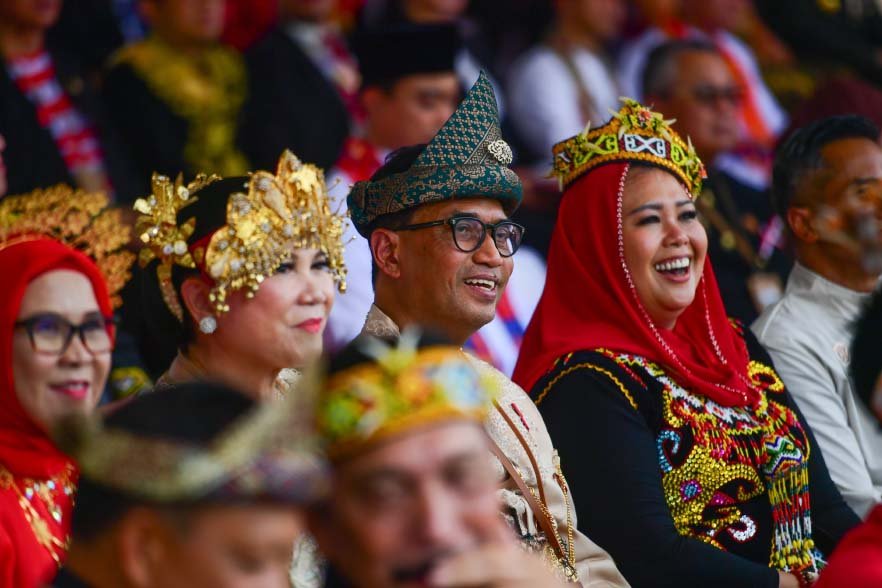 Ragam Pakaian Adat Warnai Upacara Perdana di Ibu Kota Nusantara: Semangat Kebersamaan Menuju Indonesia Emas