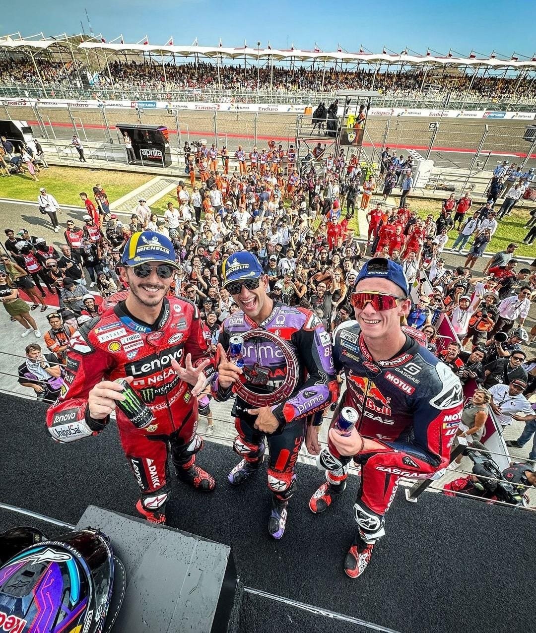 Jorge Martin Menangi MotoGP Mandalika 2024, Pecco Bagnaia Finish Ketiga