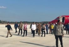 Momen Bersejarah: Presiden Jokowi Mendarat Perdana di Bandara Nusantara IKN
