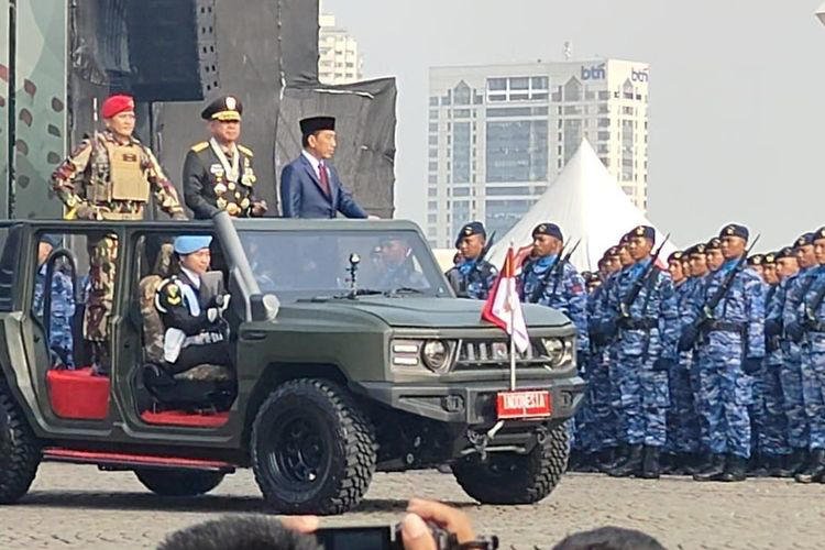 Danjen Kopassus Mayjen TNI Djon Afriandi Pimpin Upacara HUT ke-79 TNI di Monas