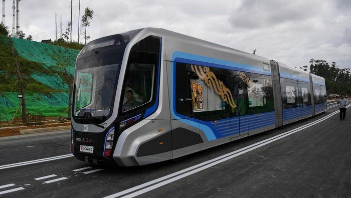 Kereta Tanpa Rel Otonom di IKN Dikembalikan ke China, Evaluasi PoC Temukan Kinerja Belum Optimal