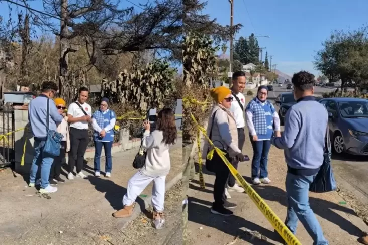 Uya Kuya Diusir Saat Bikin Konten di Depan Rumah Korban Kebakaran Los Angeles: Ini Kronologinya