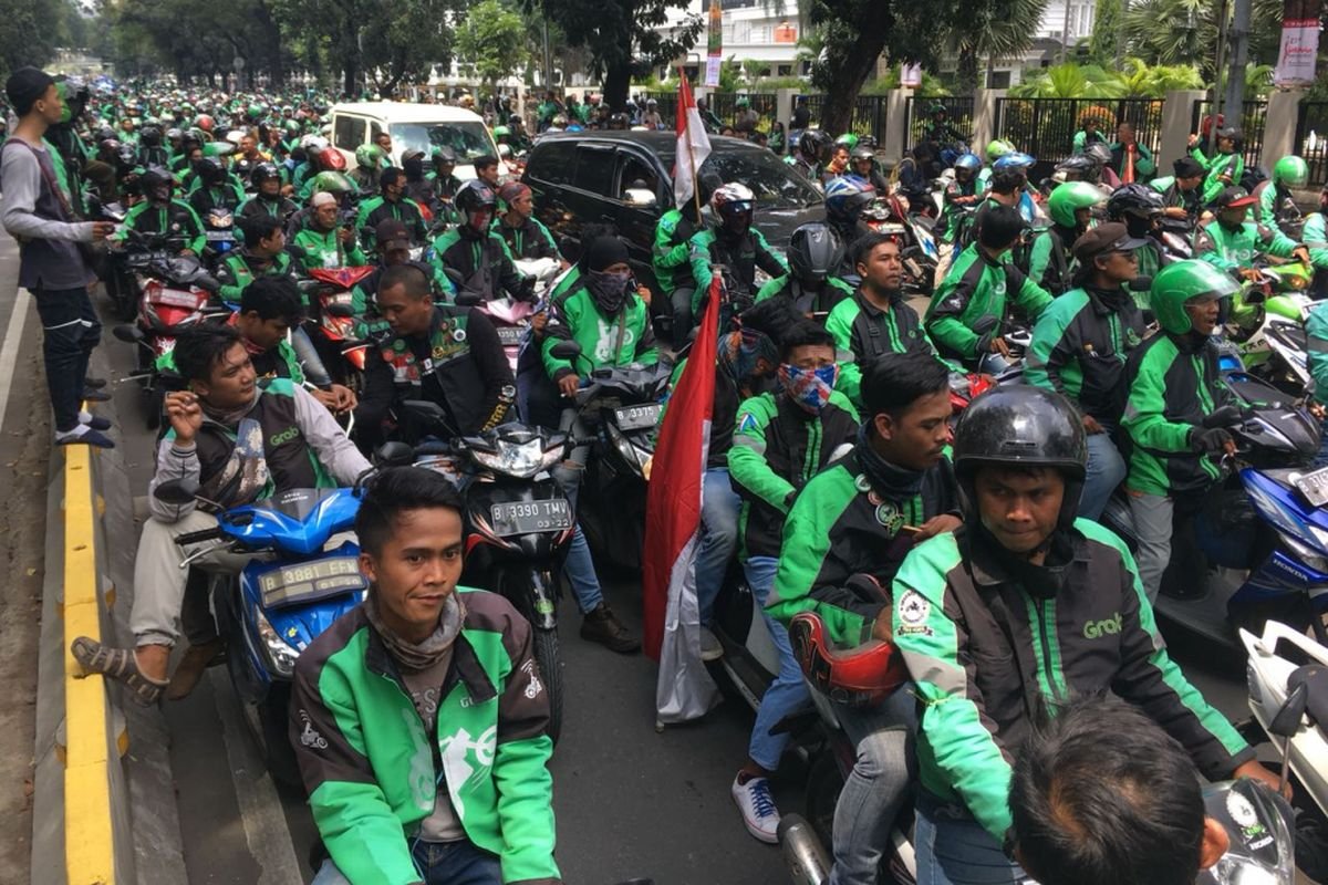 Demo Ojol di Jakarta Hari Ini: Tuntut Penurunan Potongan Aplikasi dan Penghapusan Skema Promo Merugikan