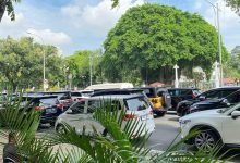 Kemacetan Parah di Sekitar Monas Akibat Pengarahan 481 Kepala Daerah oleh Kemendagri