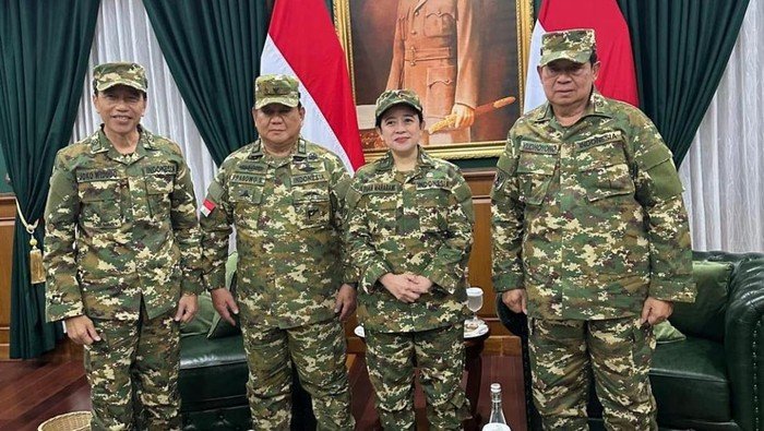 Puan Maharani Berfoto Bersama Tiga Presiden di Parade Senja Magelang, Ini Isi Perbincangannya