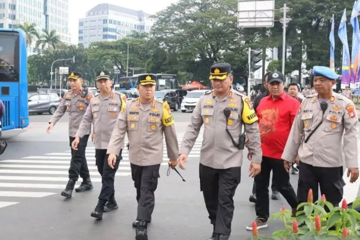 Polres Metro Jakarta Pusat Kerahkan 894 Personel Amankan Aksi Demo CASN dan PPPK