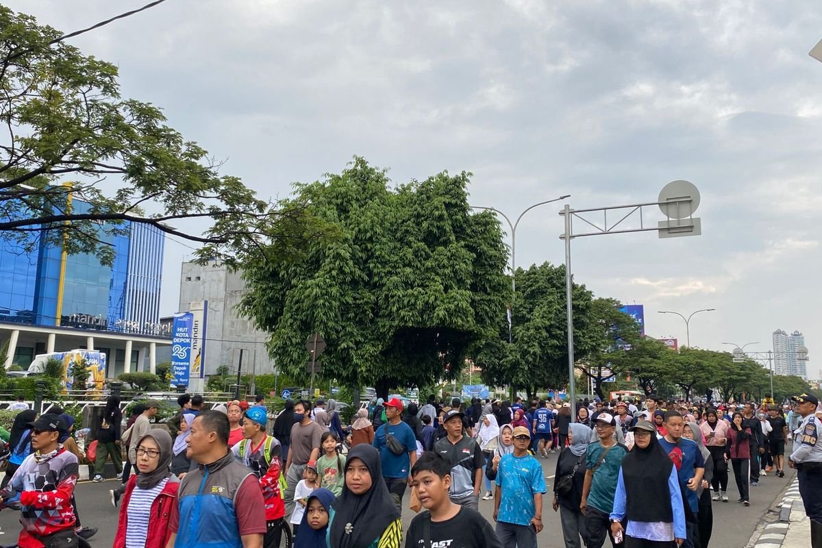 Car Free Day Perdana di Depok Disambut Meriah, UMKM Panen Rezeki, Warga Antusias