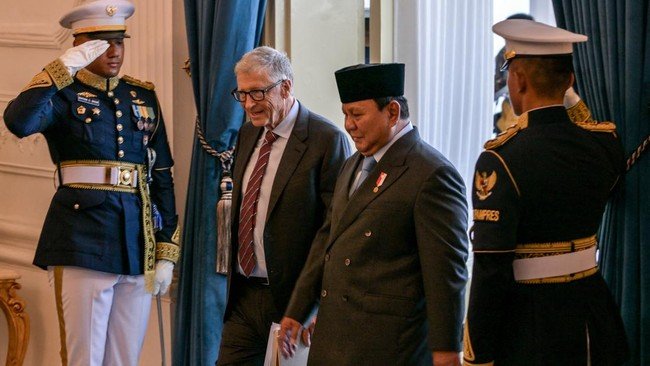 Prabowo Temui Bill Gates di Istana Merdeka, Bahas Kerja Sama Kemanusiaan dan Program Makan Bergizi Gratis