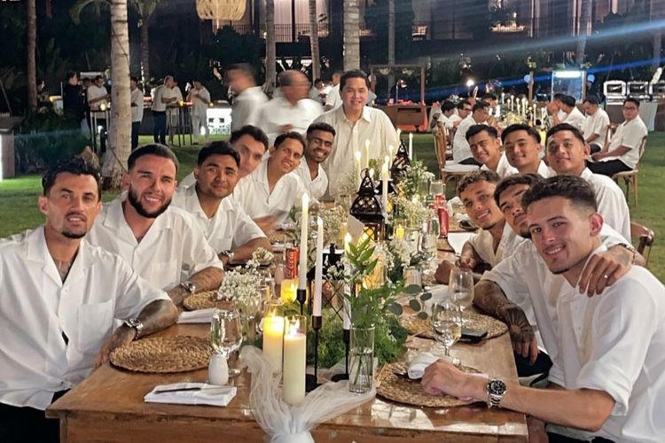 Erick Thohir Rayakan Ulang Tahun Ke-55 Bersama Timnas Indonesia di Bali, Para Pemain Kompak Meriahkan Acara