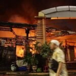Kebakaran Besar Hanguskan Pasar Taman Puring Jakarta Selatan, 724 Kios Ludes Terbakar