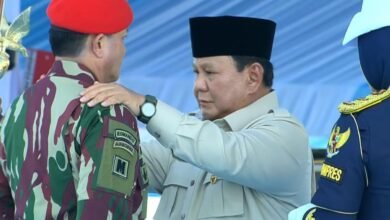 Presiden Prabowo Resmikan 6 Kodam Baru dan Lantik Panglima Pasukan Elite TNI