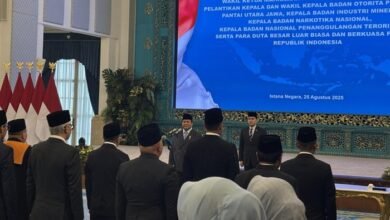 Presiden Prabowo Lantik Dubes, Watapri, dan Kepala Badan Baru di Istana Negara