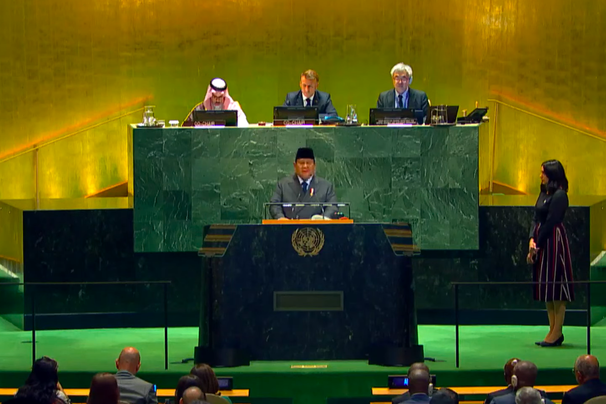 Presiden Prabowo di KTT PBB: Indonesia Akan Akui Israel Jika Palestina Diakui