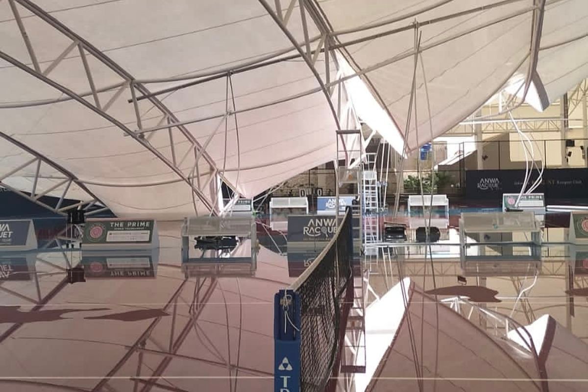 Atap Lapangan Padel Ambruk di Jakarta Barat, Tak Ada Korban Jiwa
