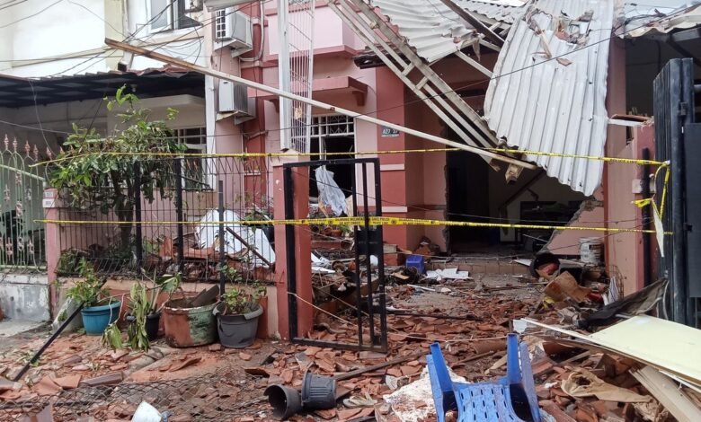 Ledakan Dahsyat di Cengkareng Akibat Kebocoran Gas Elpiji: Dua Orang Luka Parah, Enam Rumah Rusak