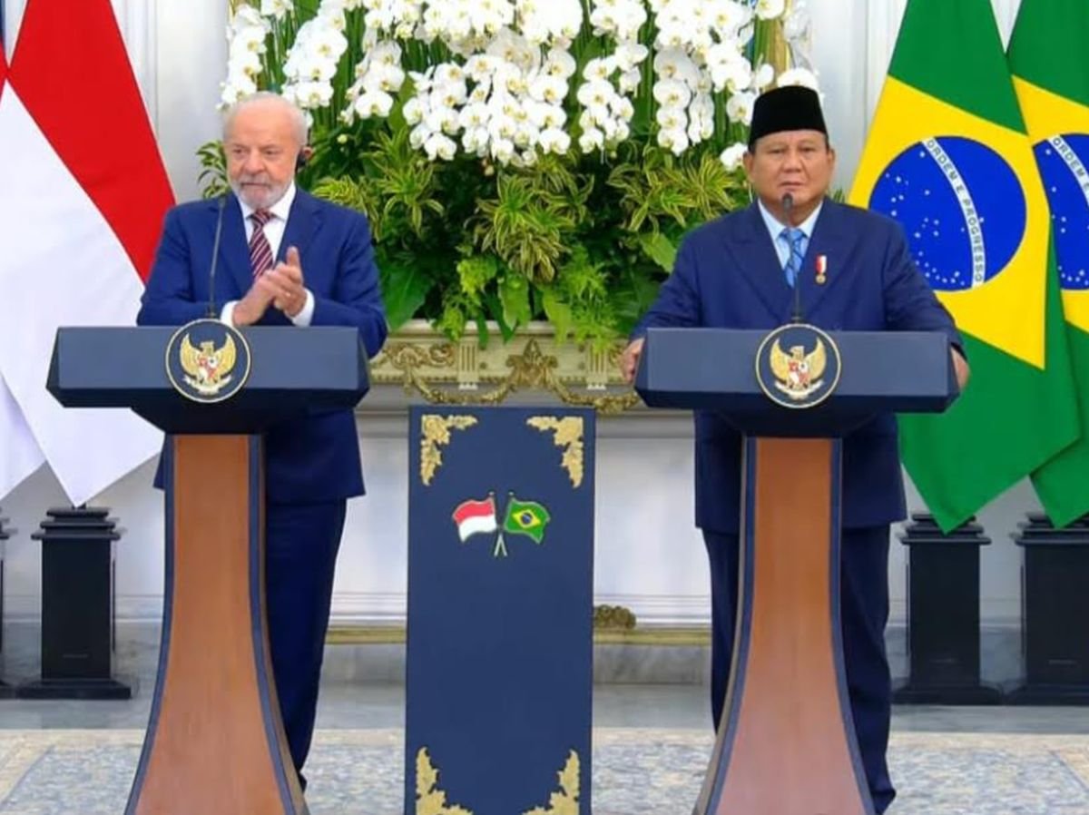 Presiden Prabowo Sambut Hangat Presiden Brasil Lula da Silva di Istana Merdeka, Sepakati 8 Kerja Sama Strategis