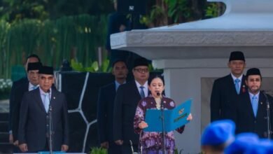 Puan Maharani Pimpin Ikrar Hari Kesaktian Pancasila 2025 di Hadapan Presiden Prabowo