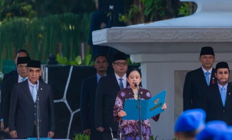 Puan Maharani Pimpin Ikrar Hari Kesaktian Pancasila 2025 di Hadapan Presiden Prabowo