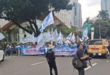 Demo Buruh Tolak UMP DKI Jakarta Kembali Digelar, Polisi Siagakan 2.617 Personel