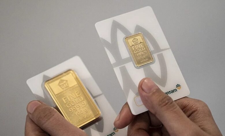 Harga Emas Antam Cetak Rekor, Naik Rp13.000 Jadi Rp2,589 Juta per Gram Hari Ini