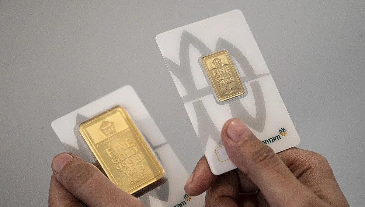 Harga Emas Antam Cetak Rekor, Naik Rp13.000 Jadi Rp2,589 Juta per Gram Hari Ini
