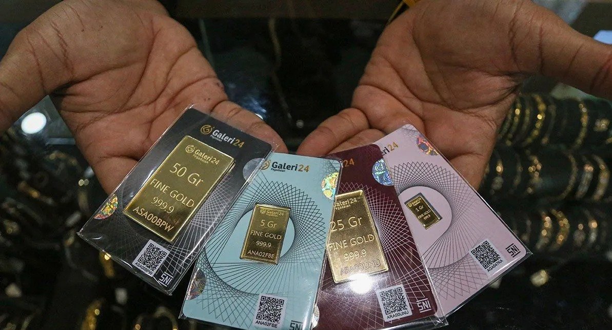 Harga Emas Pegadaian Hari Ini Naik, UBS dan Galeri24 Kompak Menguat per 28 Desember 2025
