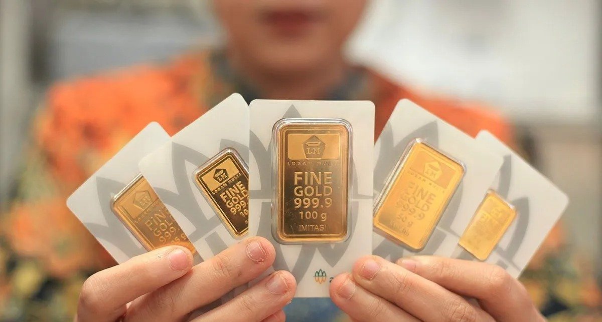 Harga Emas Antam Hari Ini Turun Rp9.000 Jadi Rp2.596.000 per Gram