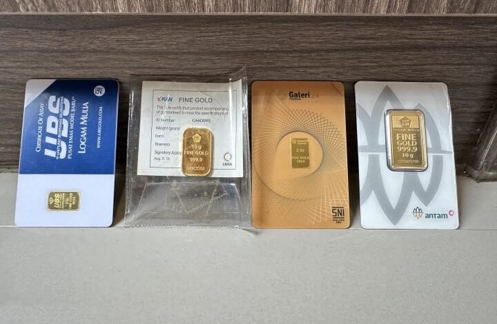 Harga Emas Pegadaian Kompak Turun di Akhir 2025, UBS dan Galeri24 Anjlok hingga Rp74 Ribu per Gram