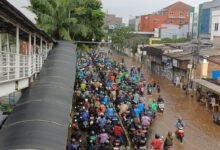 BPBD DKI Catat 19 RT dan Satu Ruas Jalan Masih Tergenang Banjir Minggu Pagi