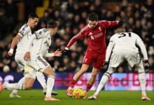 Fulham Vs Liverpool 2-2 di Craven Cottage, Drama Gol Menit Akhir Gagalkan Kemenangan The Reds