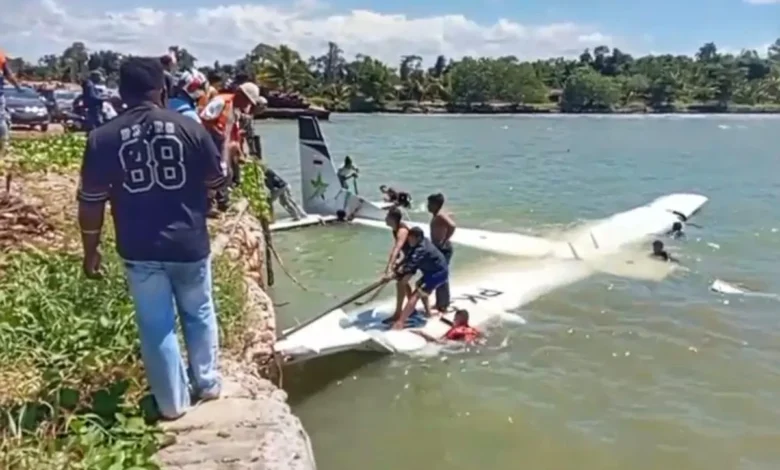Pesawat Smart Air PK-SNS Jatuh di Perairan Nabire, Seluruh Penumpang Selamat