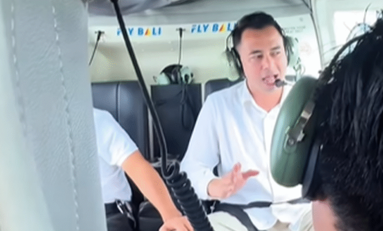 Helikopter Raffi Ahmad Sempat Oleng Diterjang Cuaca Buruk di Bali, Sempat Diselimuti Kabut Tebal