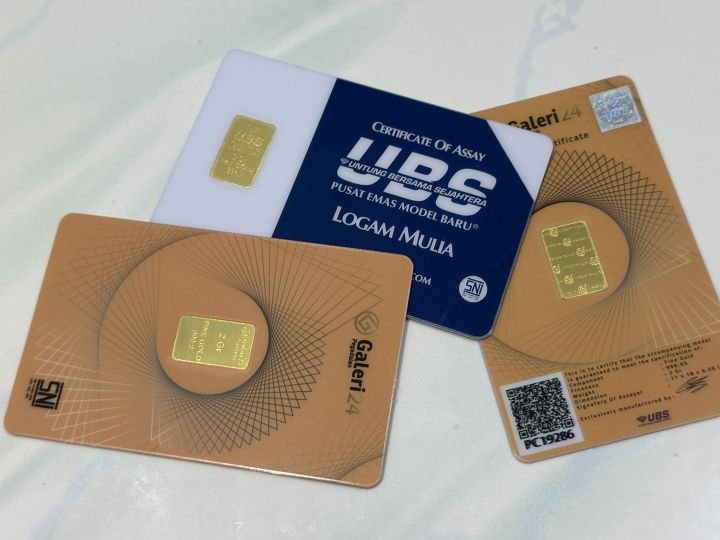 Harga Emas UBS dan Galeri24 di Pegadaian Naik, 1 Gram Tembus Rp3,1 Juta