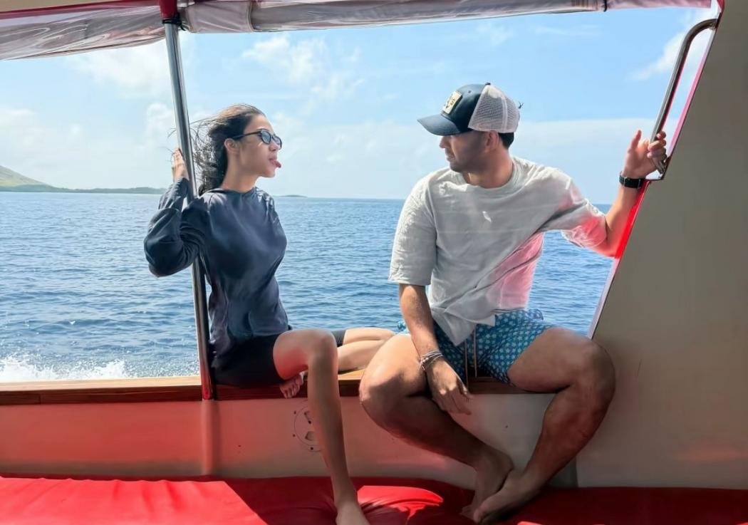 Azizah Salsha Unggah Foto Liburan Bareng Nadif Zahiruddin di Labuan Bajo