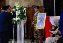 Prabowo Pimpin Penghormatan Terakhir untuk 3 Prajurit TNI yang Gugur di Lebanon